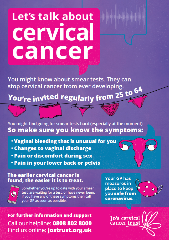 cervical cancer awareness week poster